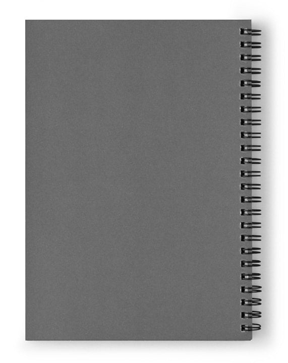 Whale Tail in Misty Waters - Spiral Notebook