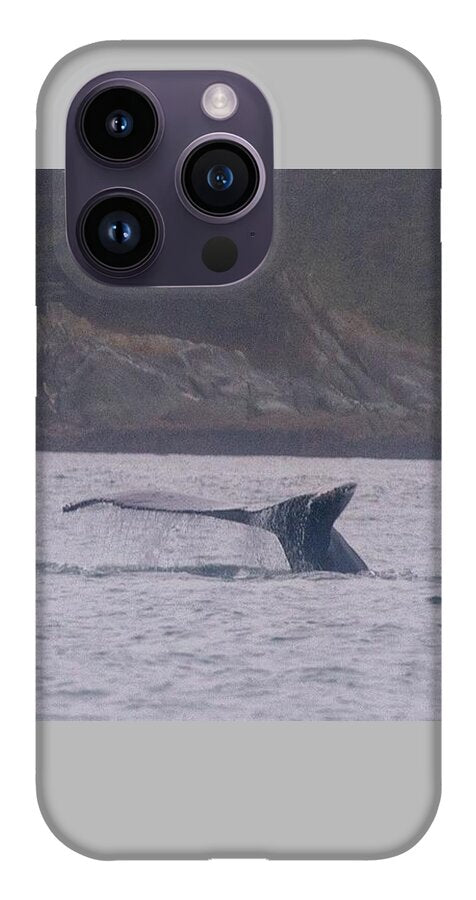 Whale Tail in Misty Waters - Phone Case