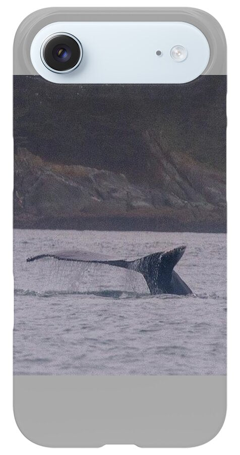 Whale Tail in Misty Waters - Phone Case