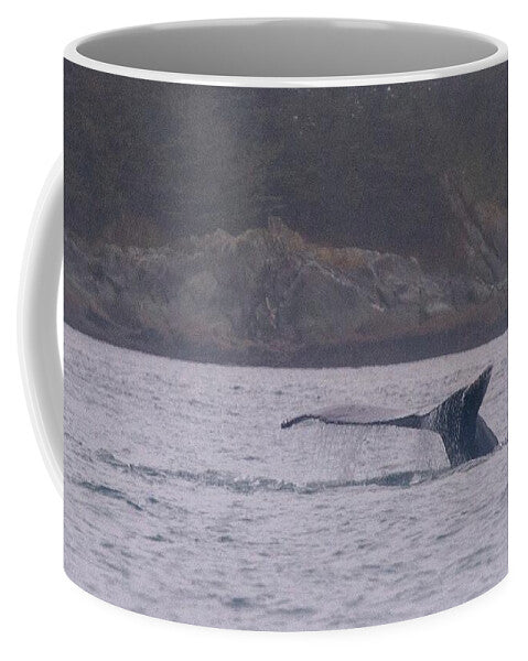 Whale Tail in Misty Waters - Mug