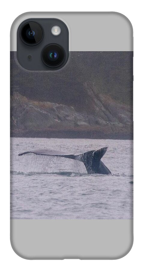 Whale Tail in Misty Waters - Phone Case